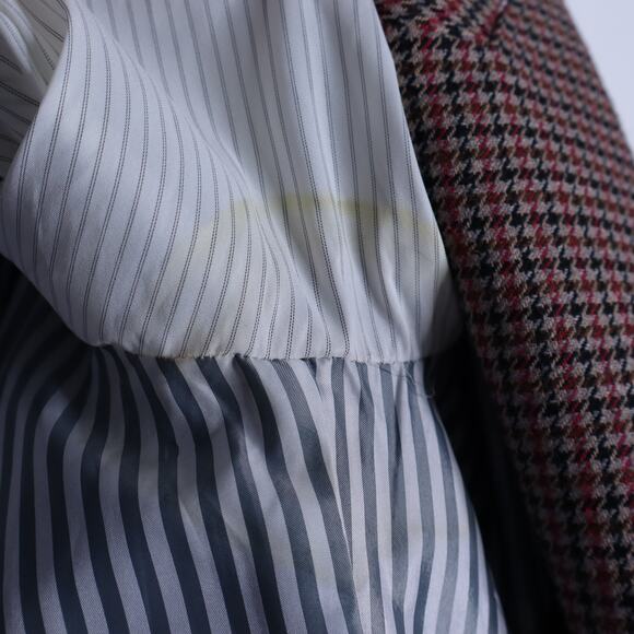 VERONICA BEARD Beacon Check Dickey Jacket Red Multi Houndstooth Women's 6 - Picture 10 of 15